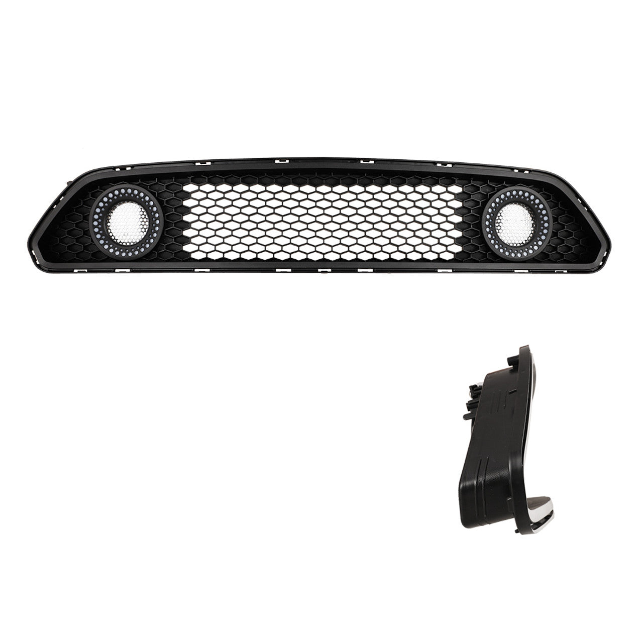 Winjet, Winjet Renegade Upper Grille Ford Mustang S550 (15-17) w/ Different Lights Option