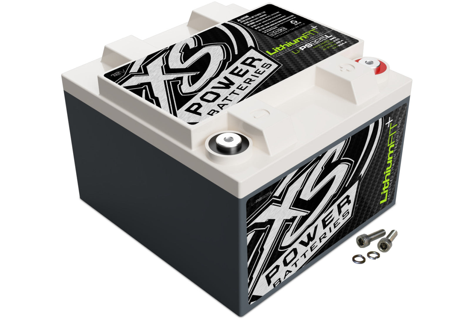 XS Power Batteries, XS Power Lithium Powersports Battery w/ M6 Terminal Bolts 360 Max Amps Li-PS925L