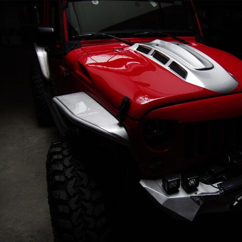 Xprite USA, Xprite Beast Series Aluminum Fenders Jeep Wrangler [Front & Rear] (07-18) ZS-0038S