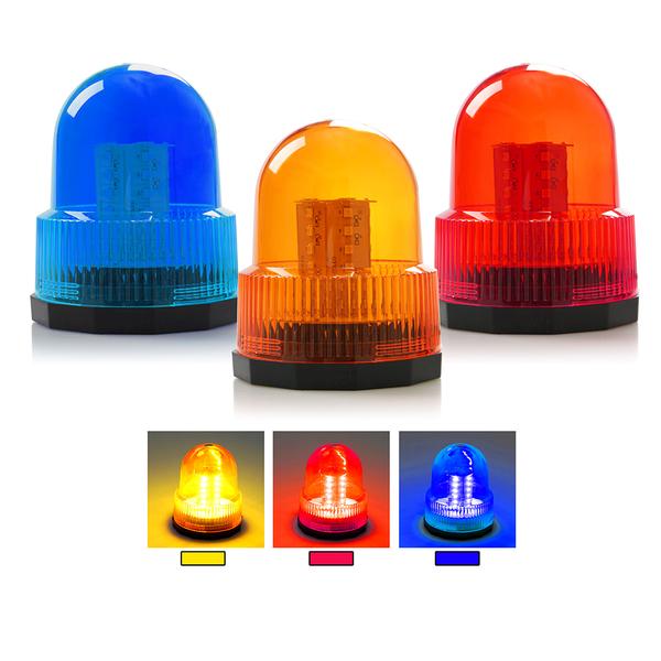 Xprite USA, Xprite LED Magnetic Mount Strobe and Rotating Beacon Light (30 LED 15W) Blue / Rede / Amber