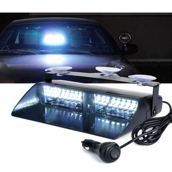 Xprite USA, Xprite Undercover Series LED Strobe Lights For Dash/Windshield (w/ Suction Cups) -  B/G/R/Y/W/Mix