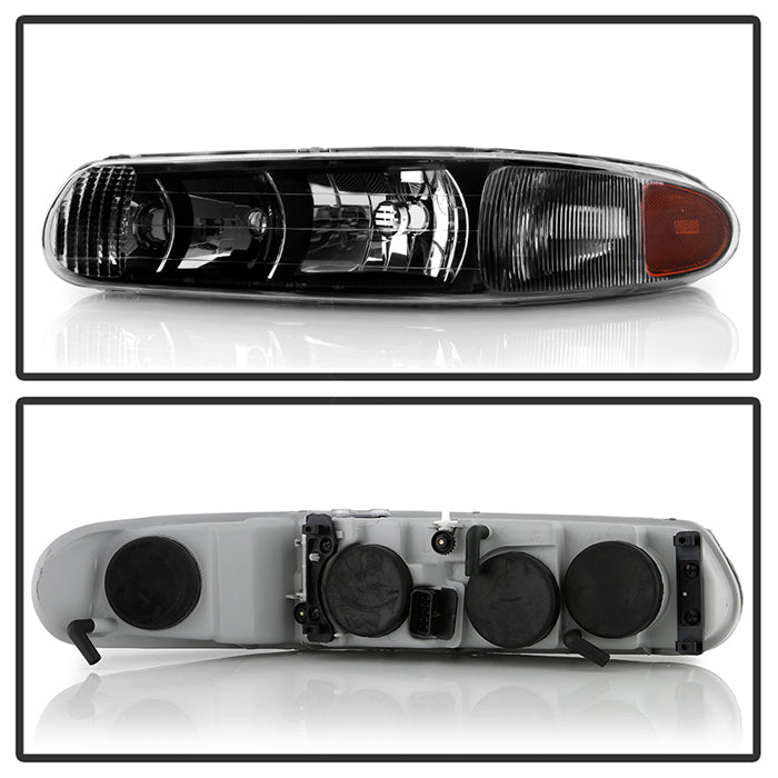 Xtune, Xtune Crystal Headlights Buick Century (1997-2005) Chrome or Black