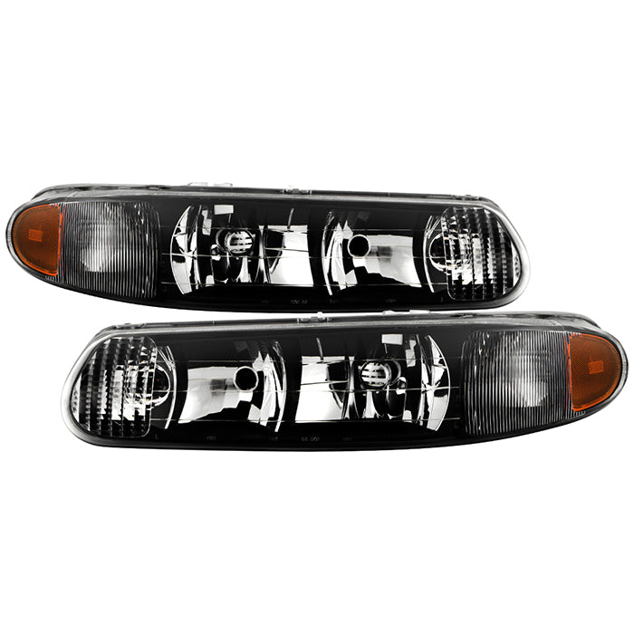 Xtune, Xtune Crystal Headlights Buick Century (1997-2005) Chrome or Black