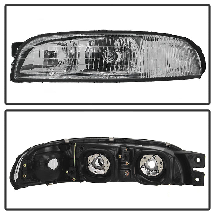 Xtune, Xtune Crystal Headlights Buick LeSabre (1997-1999) [OEM Style] Chrome or Black