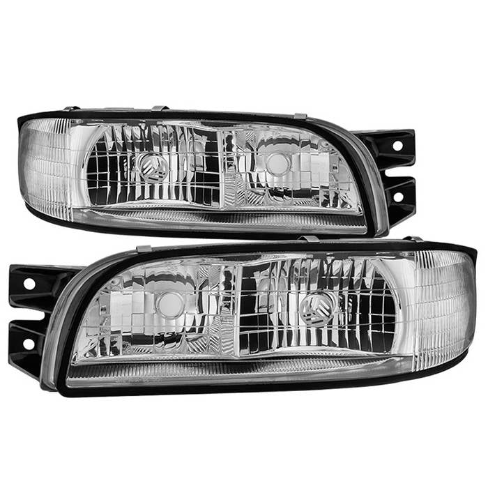 Xtune, Xtune Crystal Headlights Buick LeSabre (1997-1999) [OEM Style] Chrome or Black