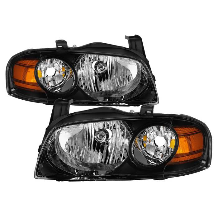 Xtune, Xtune Headlights Nissan Sentra (04-06) [OEM Style] Black w/ Amber Turn Signal Light