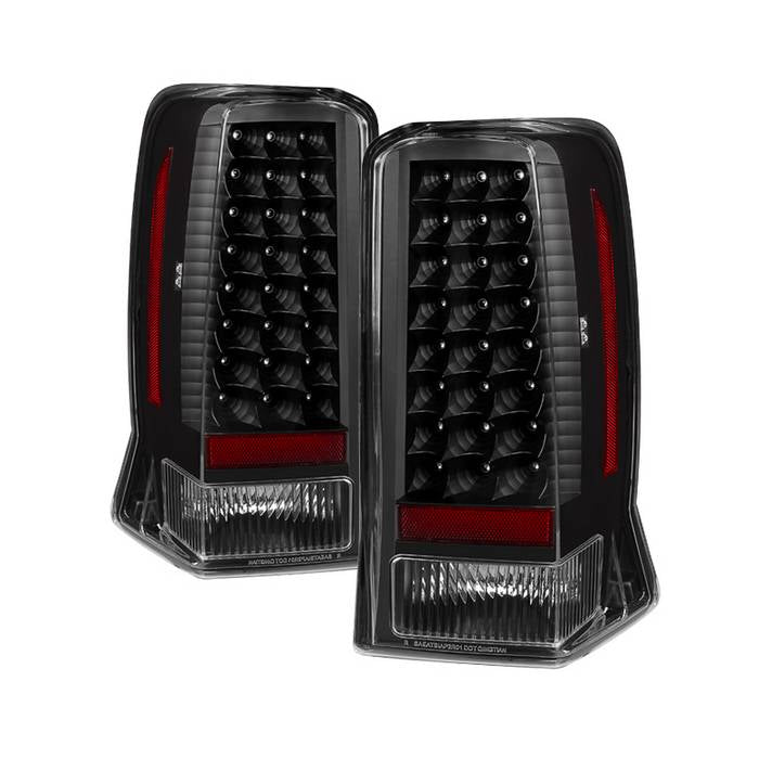 Xtune, Xtune LED Tail Lights Cadillac Escalade (02-06) Black or Black Smoked