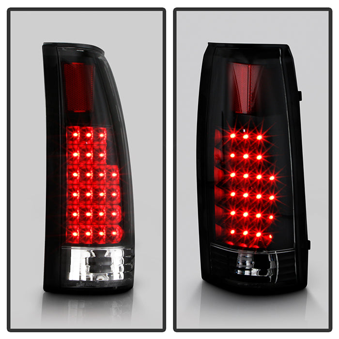 Xtune, Xtune LED Tail Lights Chevy C/K Series 1500/2500/3500 (88-98) Black or Chrome Housing