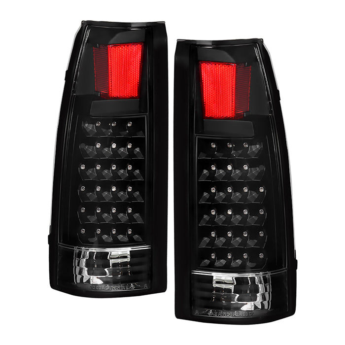 Xtune, Xtune LED Tail Lights Chevy C/K Series 1500/2500/3500 (88-98) Black or Chrome Housing