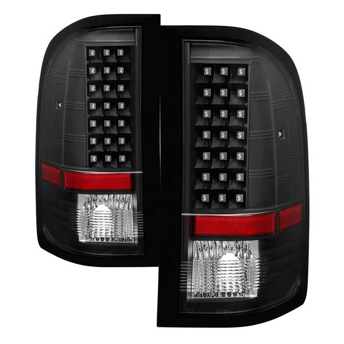 Xtune, Xtune LED Tail Lights  Chevy Silverado (2007-2014) Black or Chrome Housing