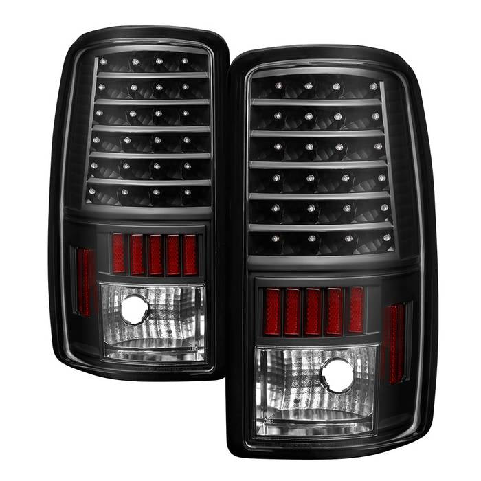 Xtune, Xtune LED Tail Lights Chevy Suburban (00-06) [w/ Light Bar LED] Chrome or Black Housing