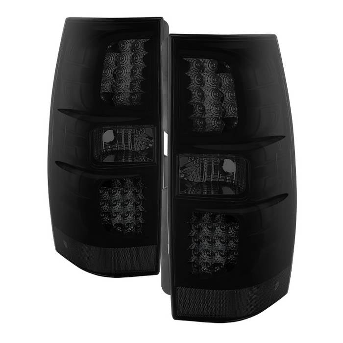 Xtune, Xtune LED Tail Lights Chevy Suburban (07-14) Black Smoked or Smoked Lens