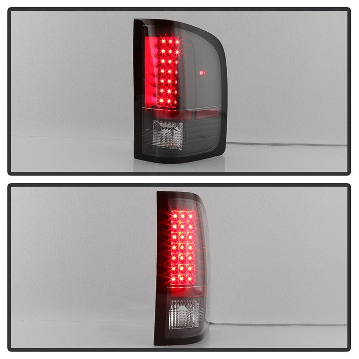 Xtune, Xtune LED Tail Lights  GMC Sierra 3500HD Dually Models (07-14) Black or Chrome Housing