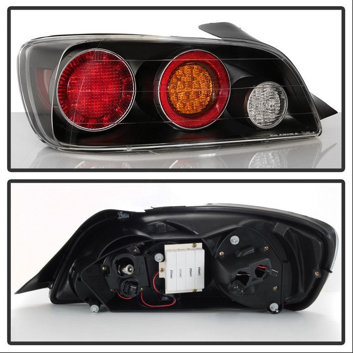 Xtune, Xtune LED Tail Lights Honda S2000 AP1 / AP2 (2000-2008) Black Housing | Clear Lens