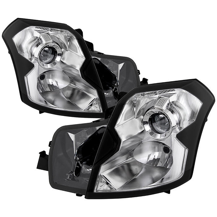 Xtune, Xtune Projector Headlights Cadillac CTS (2003-2007) Chrome/ Black/ Smoke