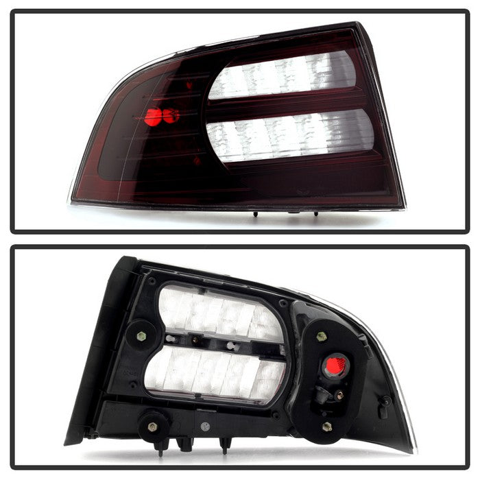 Xtune, Xtune Tail Lights Acura TL (2004-2008) [OEM Style] Red or Red Smoke