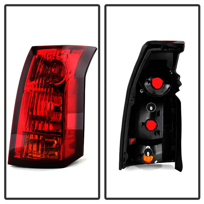 Xtune, Xtune Tail Lights Cadillac CTS (2003-2007) [OEM Style] Red Lens