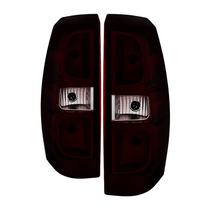 Xtune, Xtune Tail Lights Chevy Avalanche (07-13) [OE Style] Chrome Housing / Red Smoke Lens