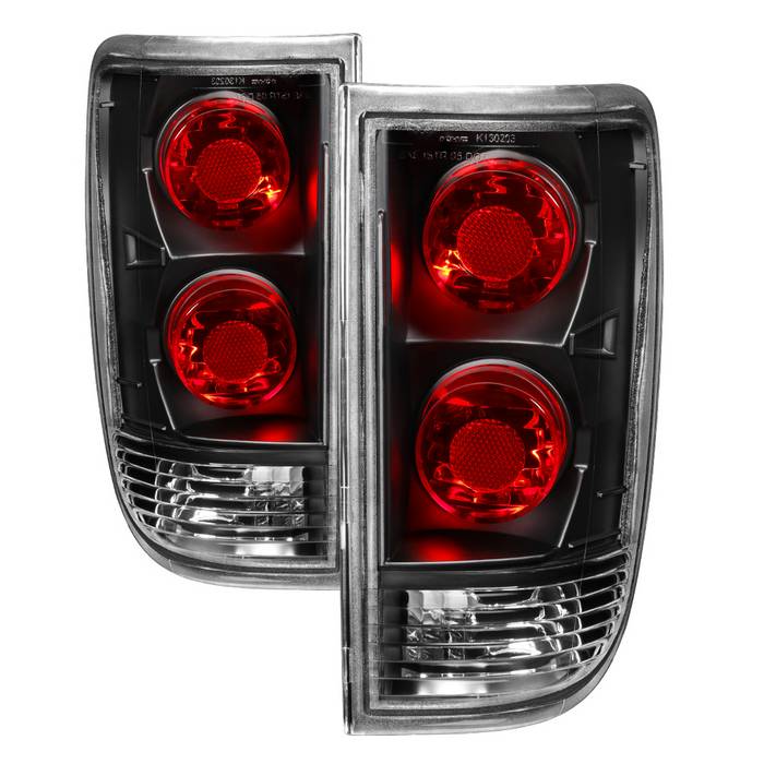 Xtune, Xtune Tail Lights Chevy Blazer (1995-2005) [Euro Style] Black Clear / Black Smoked / Red Smoked