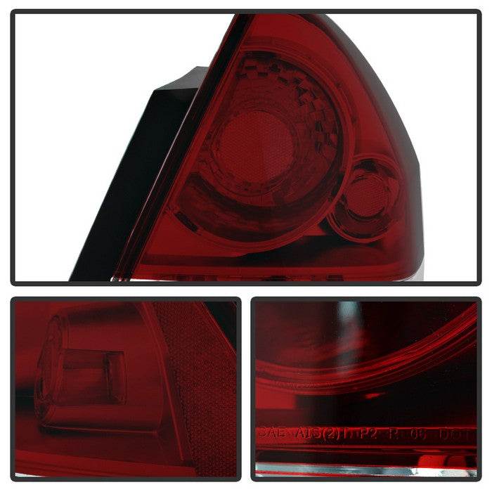 Xtune, Xtune Tail Lights Chevy Impala (06-13) Impala Limited (14-16) [OEM Style] Chrome Housing / Red Smoked Lens