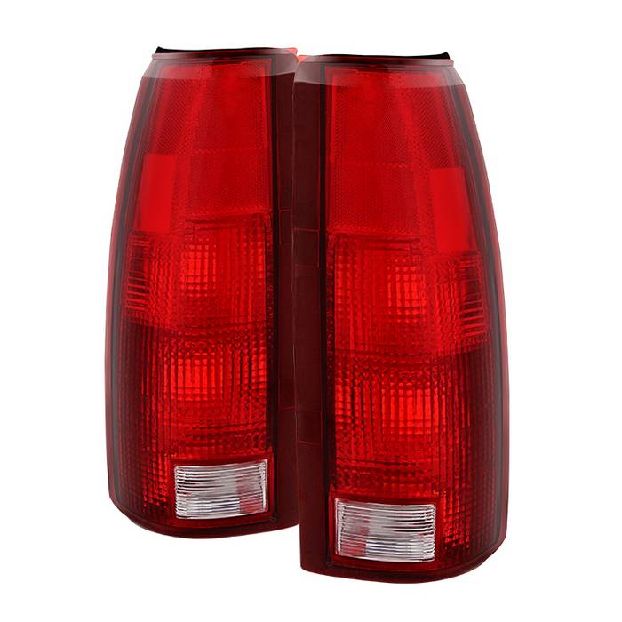 Xtune, Xtune Tail Lights Chevy Tahoe (95-00) [OEM Style] Red Clear or Red Smoked Lens