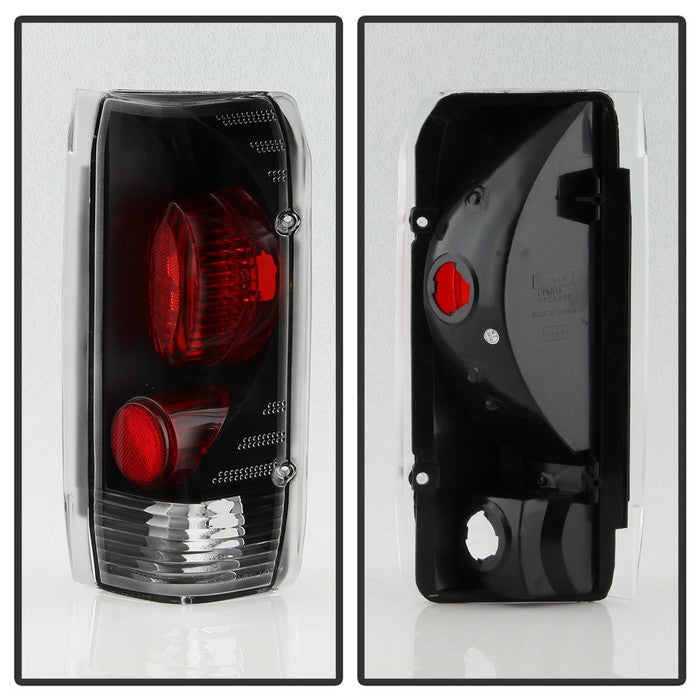 Xtune, Xtune  Tail Lights Ford F150/F250/F350 (87-96) [Euro Style] Black or Black Smoked