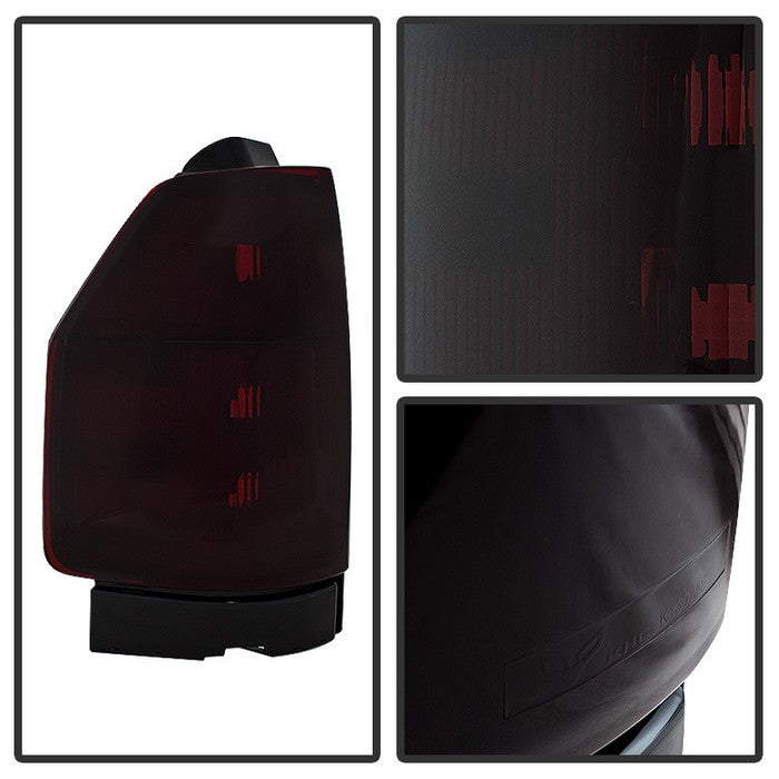 Xtune, Xtune Tail Lights GMC Envoy (2002-2009) [OEM Style] Red or Red Smoked