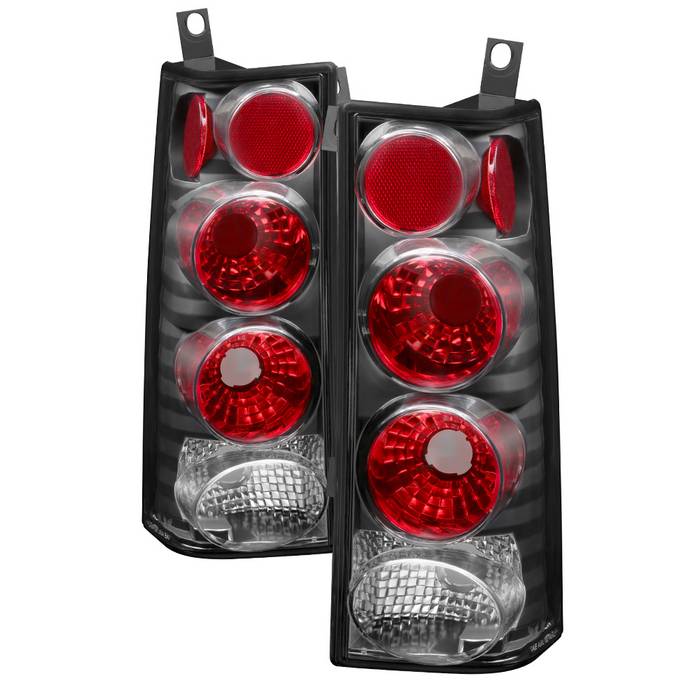 Xtune, Xtune Tail Lights GMC Savana (2003-2008) [Euro Style] Black Lens