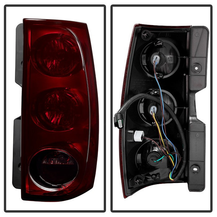 Xtune, Xtune Tail Lights GMC Yukon XL 1500/2500 (2007-2012) [OEM Style] Red or Red Smoked