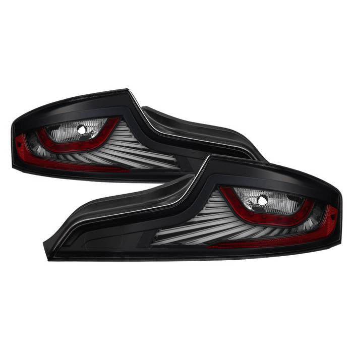 Xtune, Xtune Tail Lights Infiniti G35 Coupe (2003-2005) [LED Light Tube Style] Black or Black Smoked