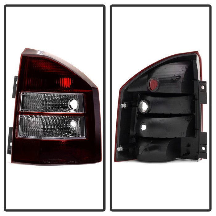 Xtune, Xtune Tail Lights Jeep Compass (2007-2010) [OEM Style] Red Smoked