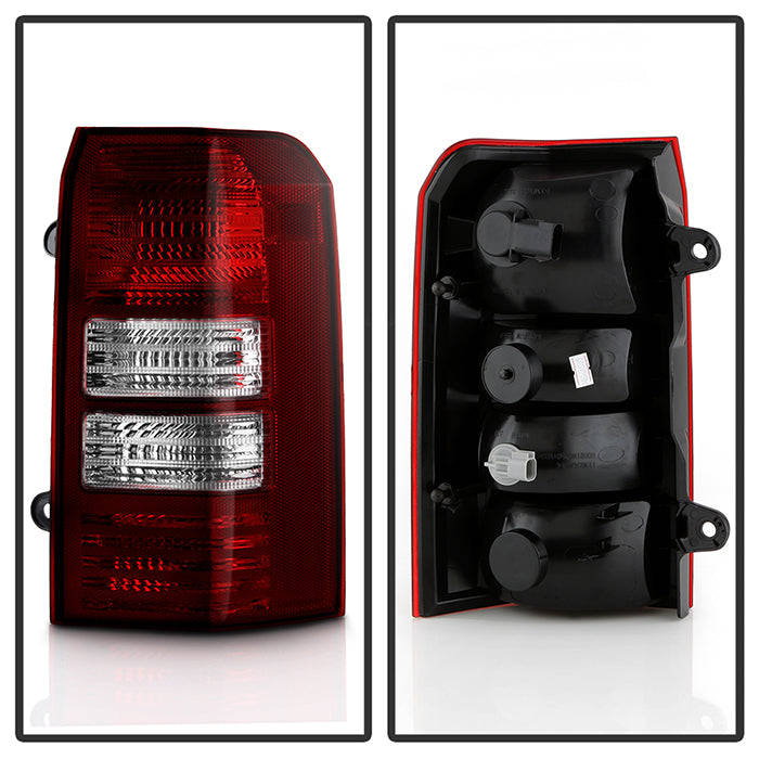 Xtune, Xtune Tail Lights Jeep Patriot (2008-2013) [OEM Style] Red Smoked