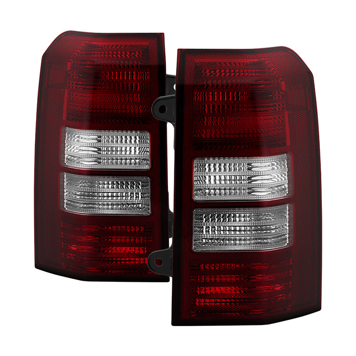 Xtune, Xtune Tail Lights Jeep Patriot (2008-2013) [OEM Style] Red Smoked