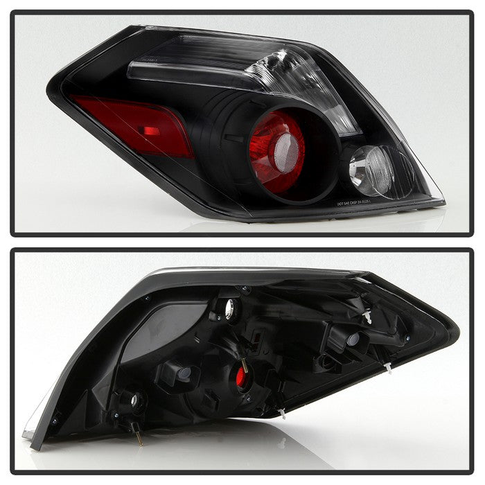 Xtune, Xtune Tail Lights Nissan Altima Sedan (07-12) [OEM Style] Black Housing | Clear Lens