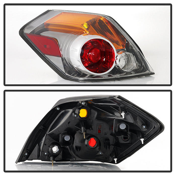 Xtune, Xtune Tail Lights Nissan Altima Sedan & Hybrid (07-12) [OE-Style] Black or Chrome Housing | Clear Lens