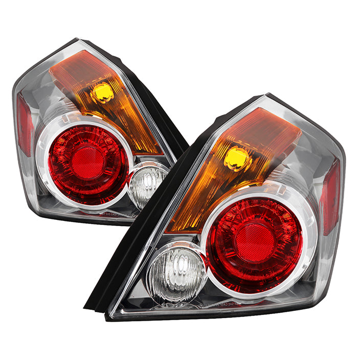 Xtune, Xtune Tail Lights Nissan Altima Sedan & Hybrid (07-12) [OE-Style] Black or Chrome Housing | Clear Lens