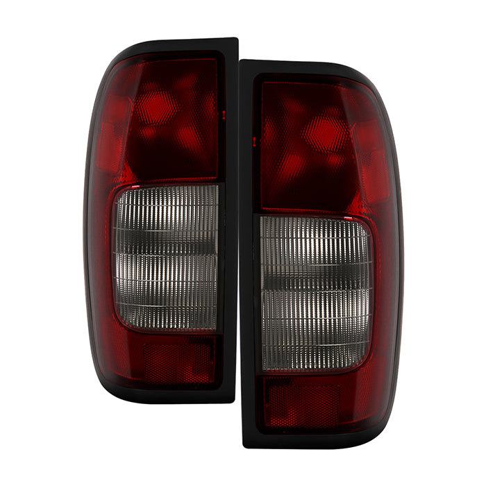 Xtune, Xtune Tail Lights Nissan Frontier (2000-2004) [OEM Style] Red or Red Smoked