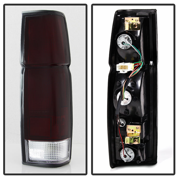 Xtune, Xtune Tail Lights Nissan Hardbody Pickup/D21 (86-97) [OEM Style] Red Clear or Red Smoked Lens