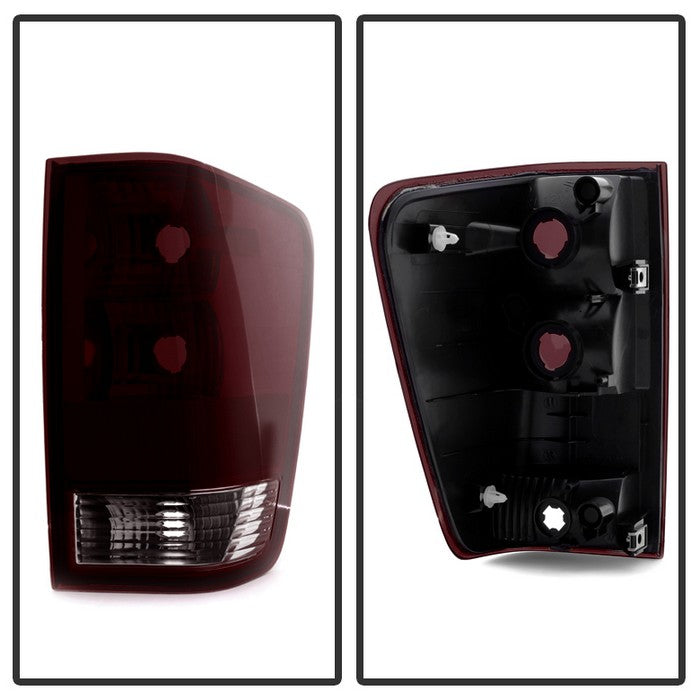 Xtune, Xtune Tail Lights Nissan Titan (2004-2015) [OEM Style] Red Smoked