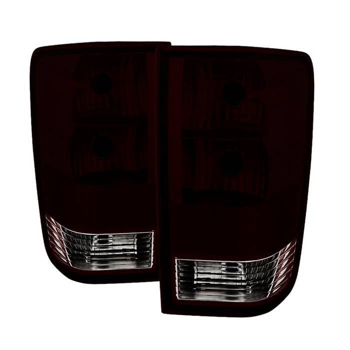 Xtune, Xtune Tail Lights Nissan Titan (2004-2015) [OEM Style] Red Smoked