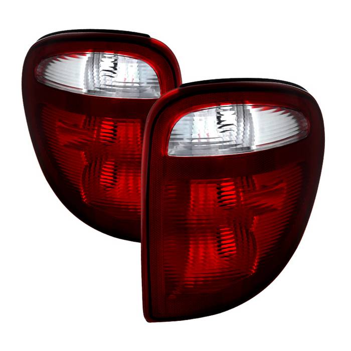 Xtune, Xtune Tail Lights Plymouth Grand Voyager (01-03) [OEM Style] Red Lens