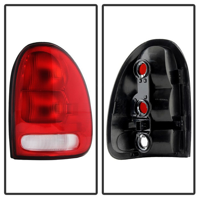 Xtune, Xtune Tail Lights Plymouth Grand Voyager (96-00) [OEM Style] Red or Dark Red Lens