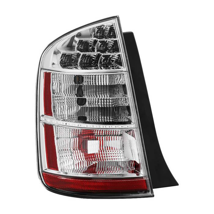 Xtune, Xtune Tail Lights Toyota Prius (2006-2009) [OEM Style] Chrome Housing w/ Clear Lens