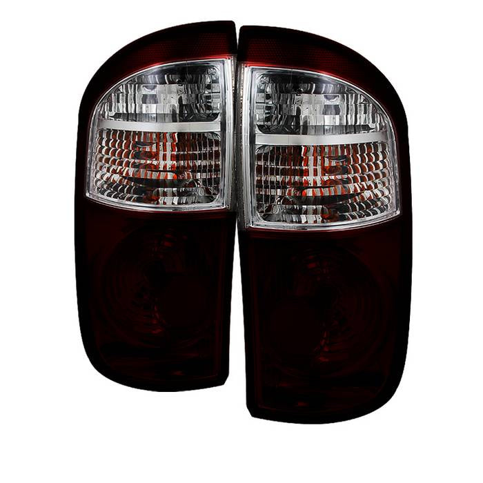 Xtune, Xtune Tail Lights Toyota Tundra Double Cab (04-06) Red Smoked or Red Clear