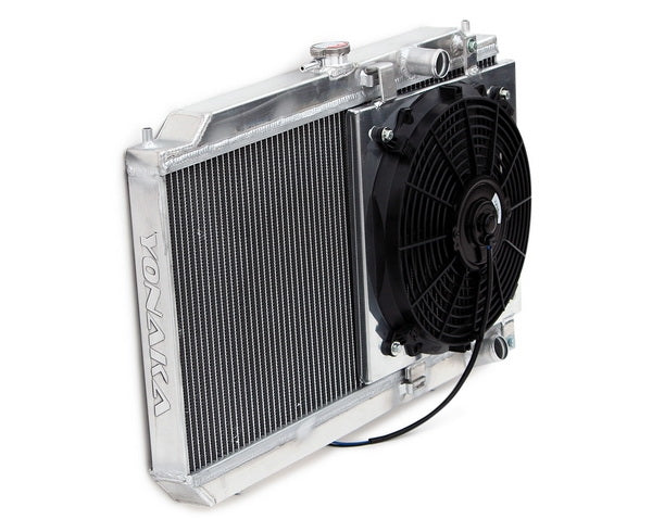 Yonaka Motorsports, Yonaka Radiator Integra (90-93) Aluminum w/ Fan Shroud